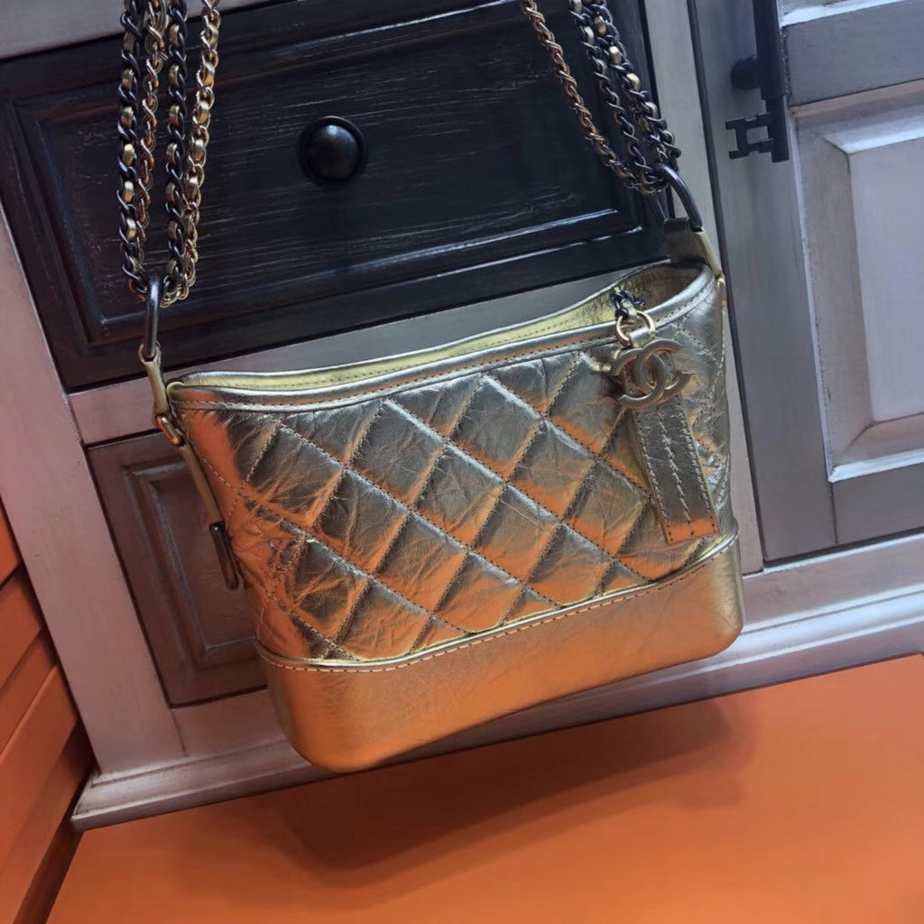 Chanel's Gabrielle Hobo Bag Gold