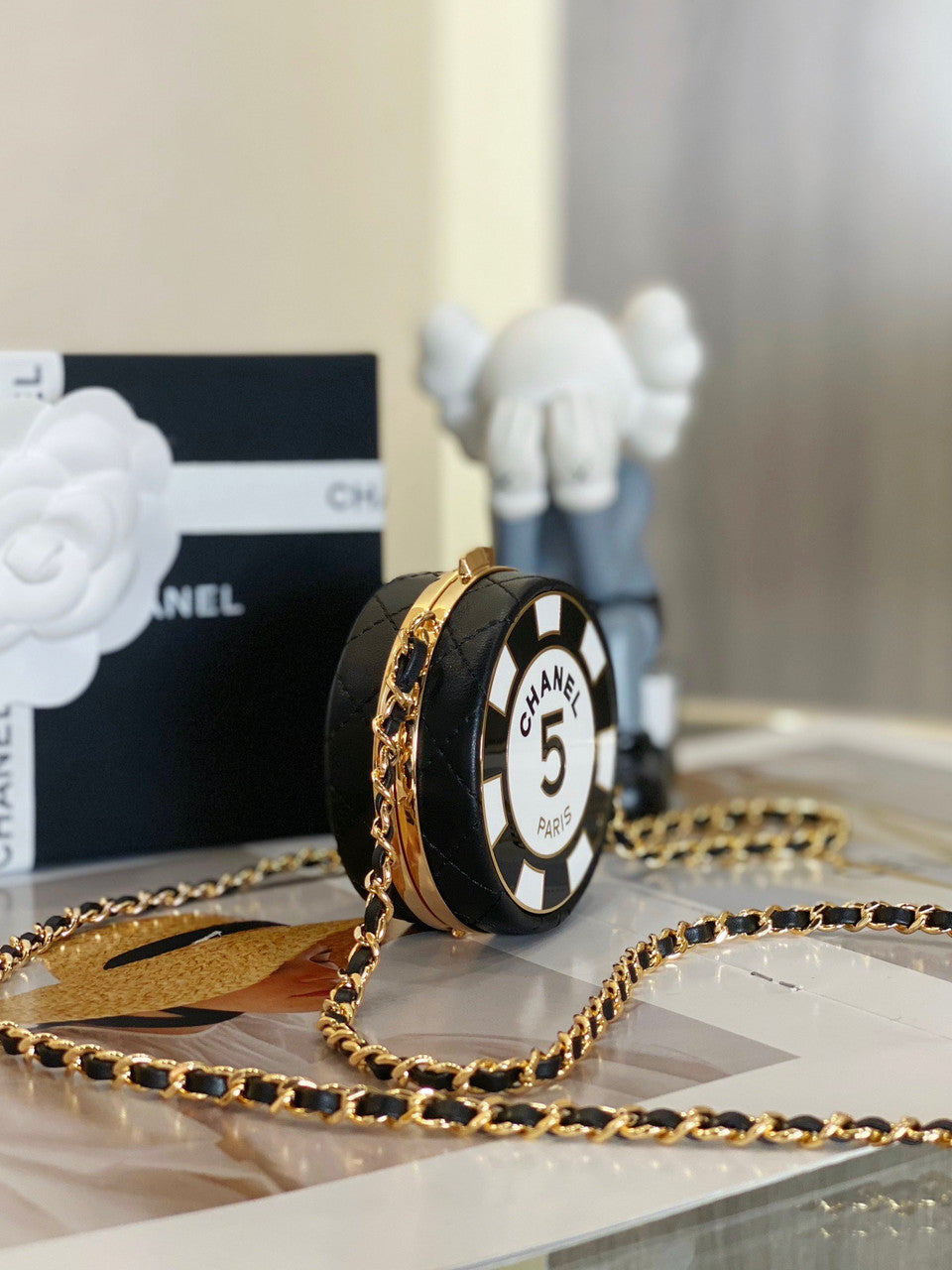 Chanel CLUTCH WITH CHAIN SS2023 Black