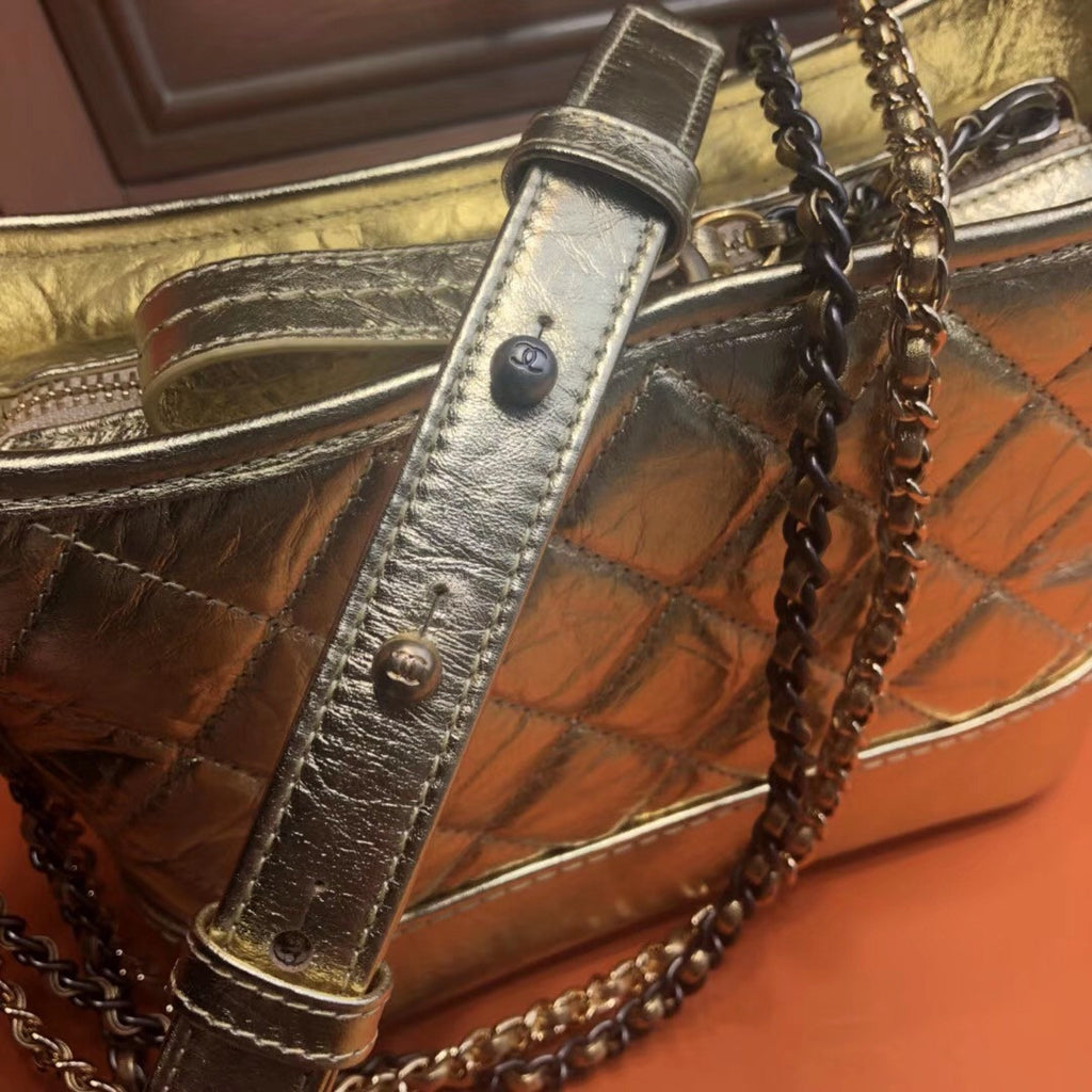 Chanel's Gabrielle Hobo Bag Gold