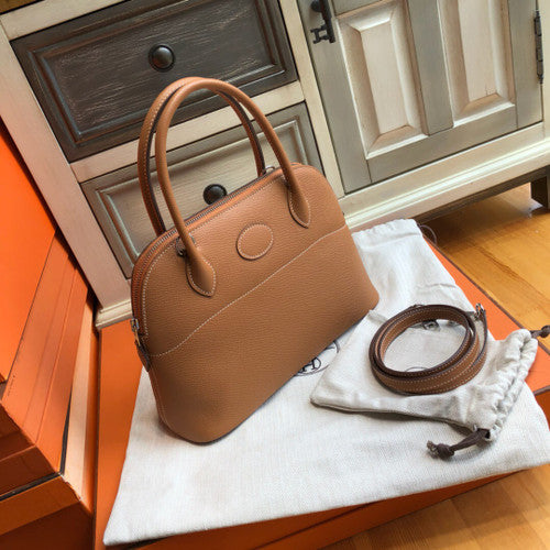 Hermes Gold Bolide 27cm Bag Epsom Leather