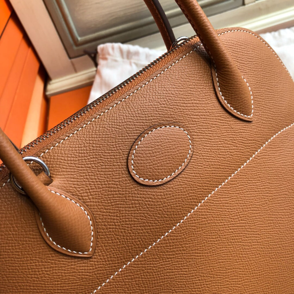 Hermes Gold Bolide 27cm Bag Epsom Leather