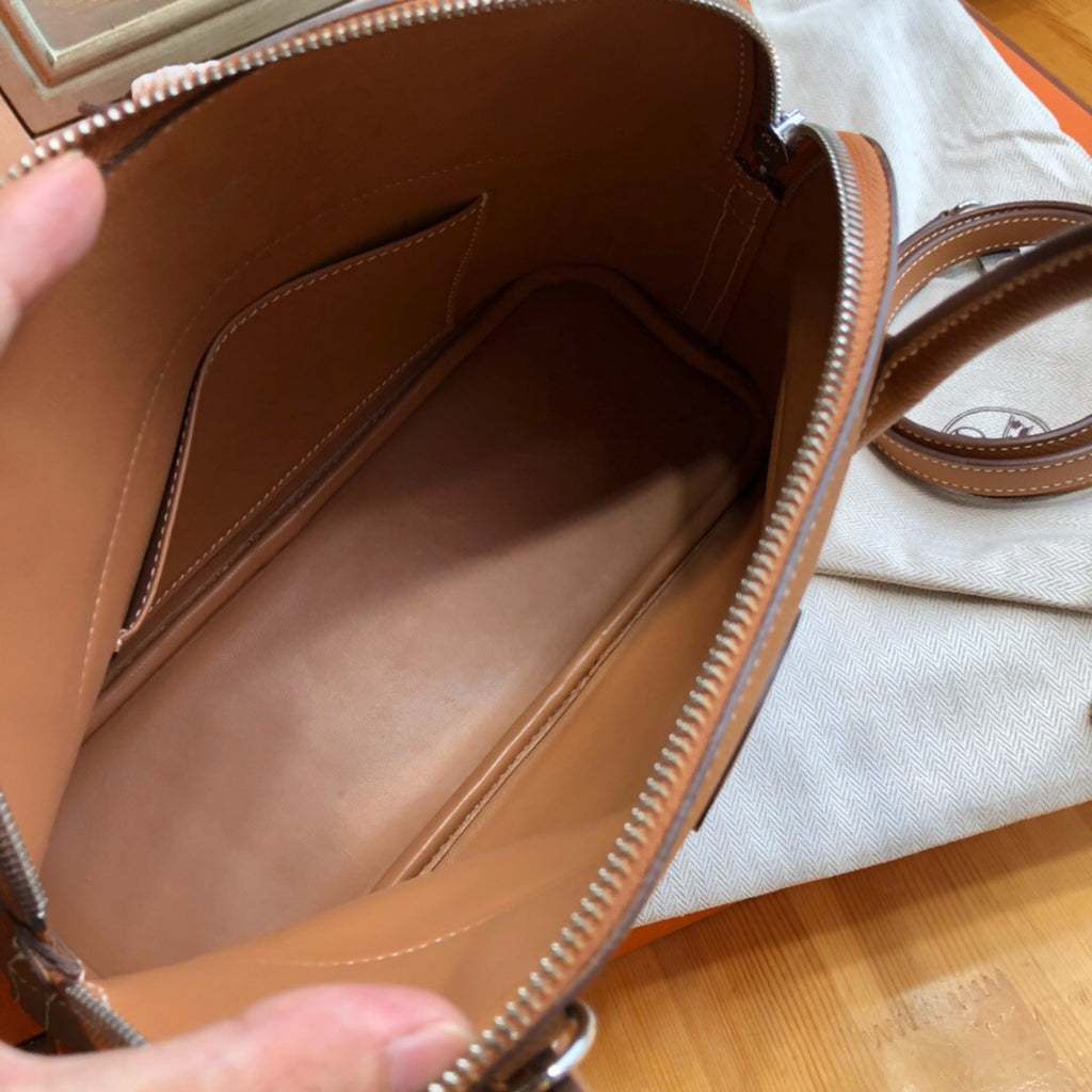 Hermes Gold Bolide 27cm Bag Epsom Leather