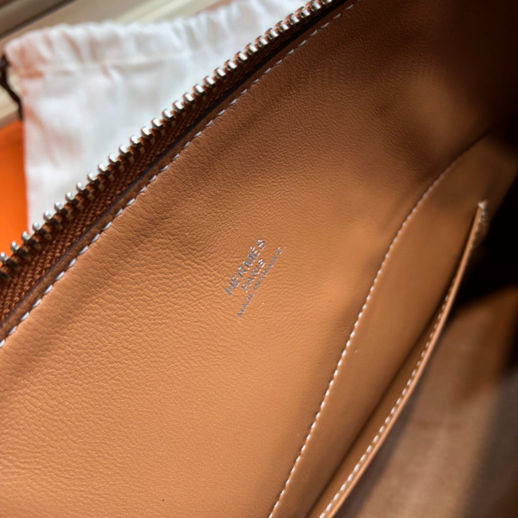 Hermes Gold Bolide 27cm Bag Epsom Leather