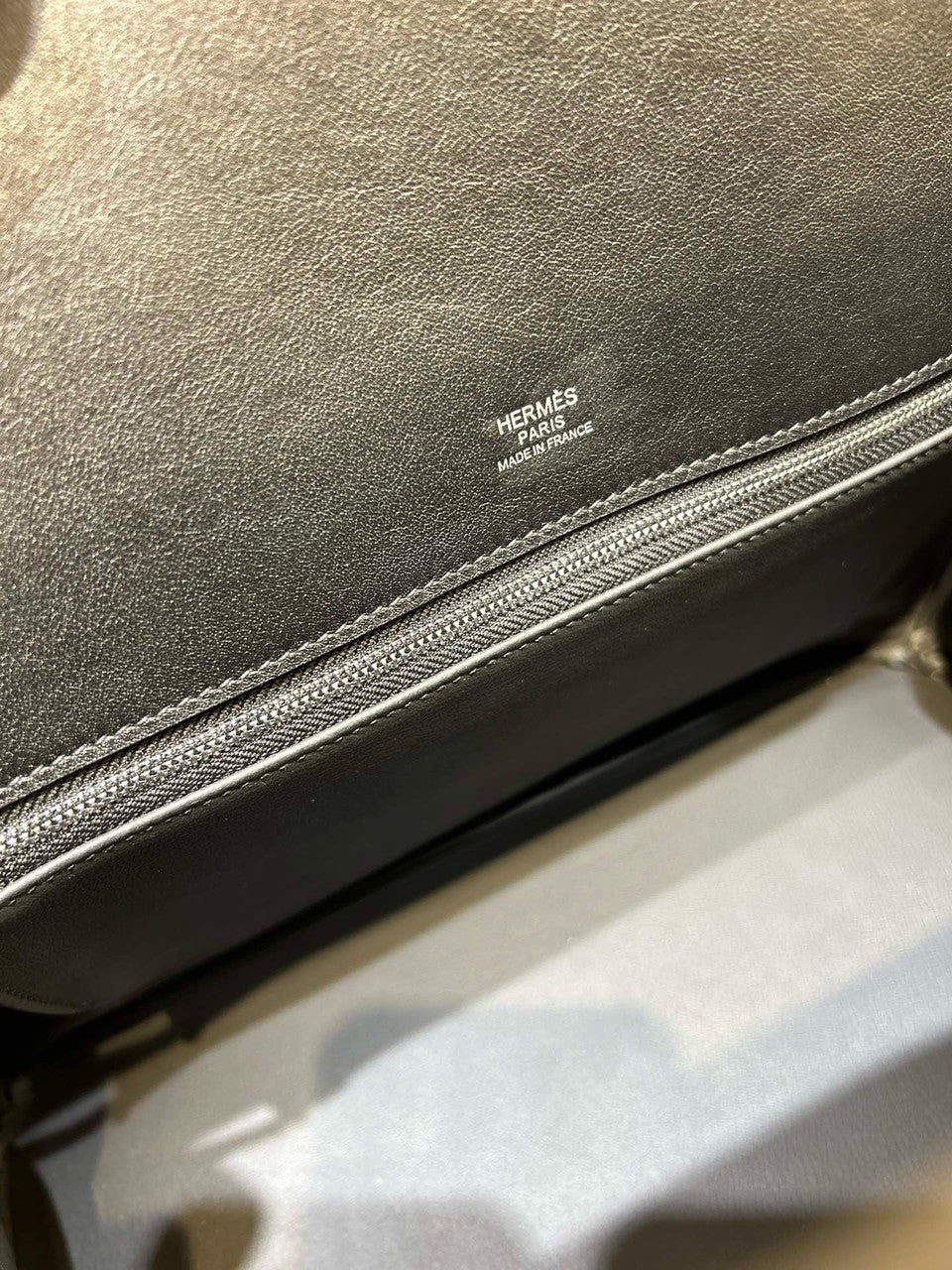 HERMÈS SHADOW BIRKIN 35 BLACK JPG EVERCALF LEATHER "INVERSE SHADOW" Hermes