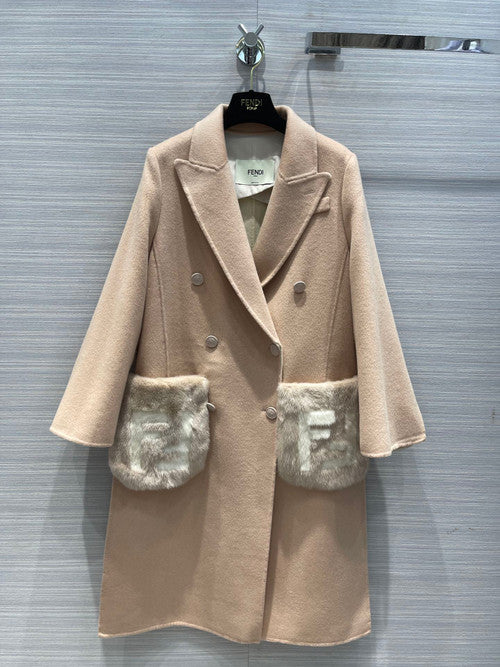 Fendi Beige wool coat