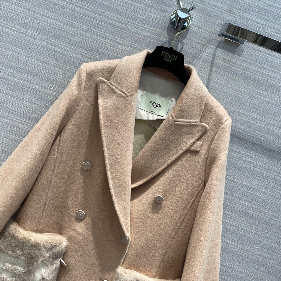 Fendi Beige wool coat