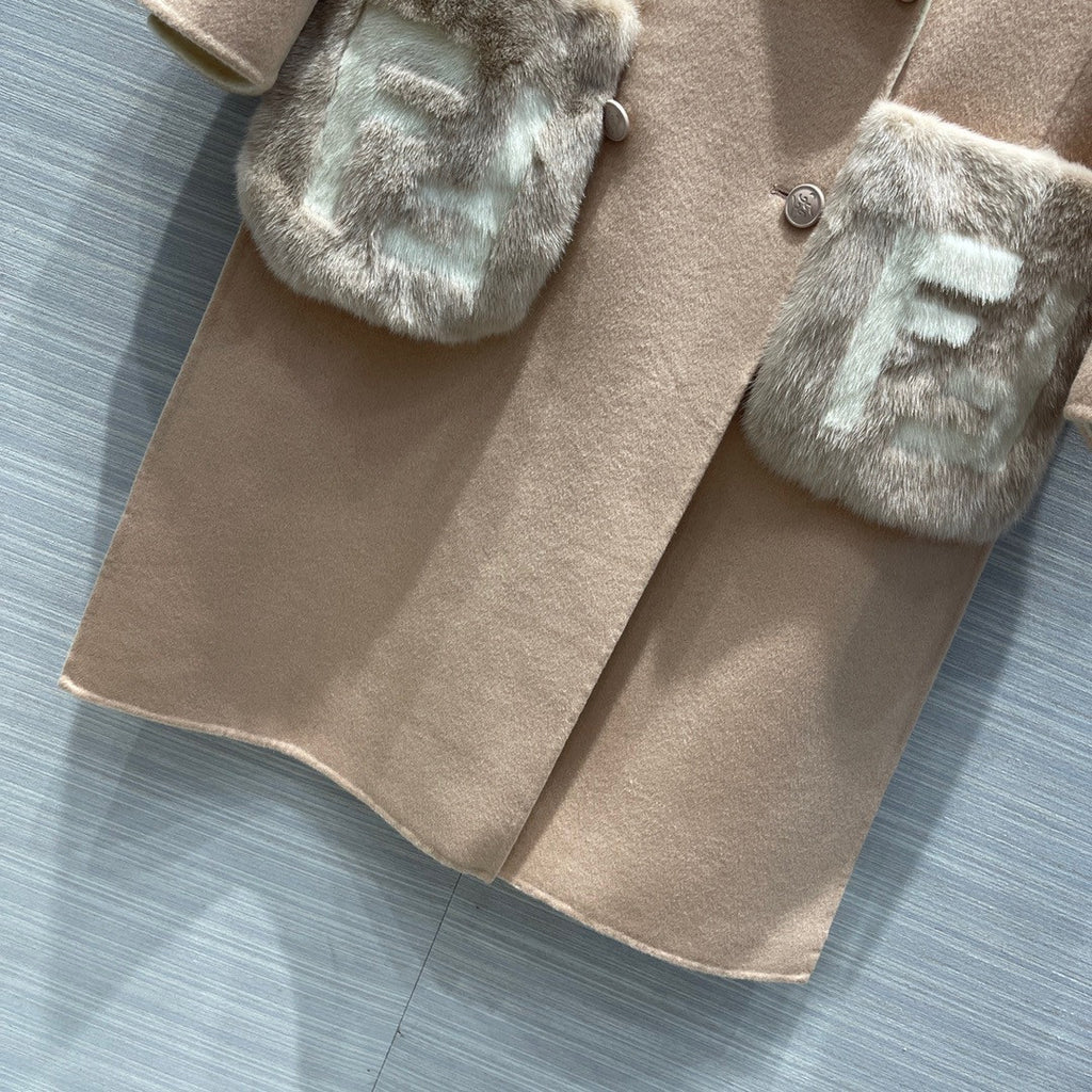 Fendi Beige wool coat