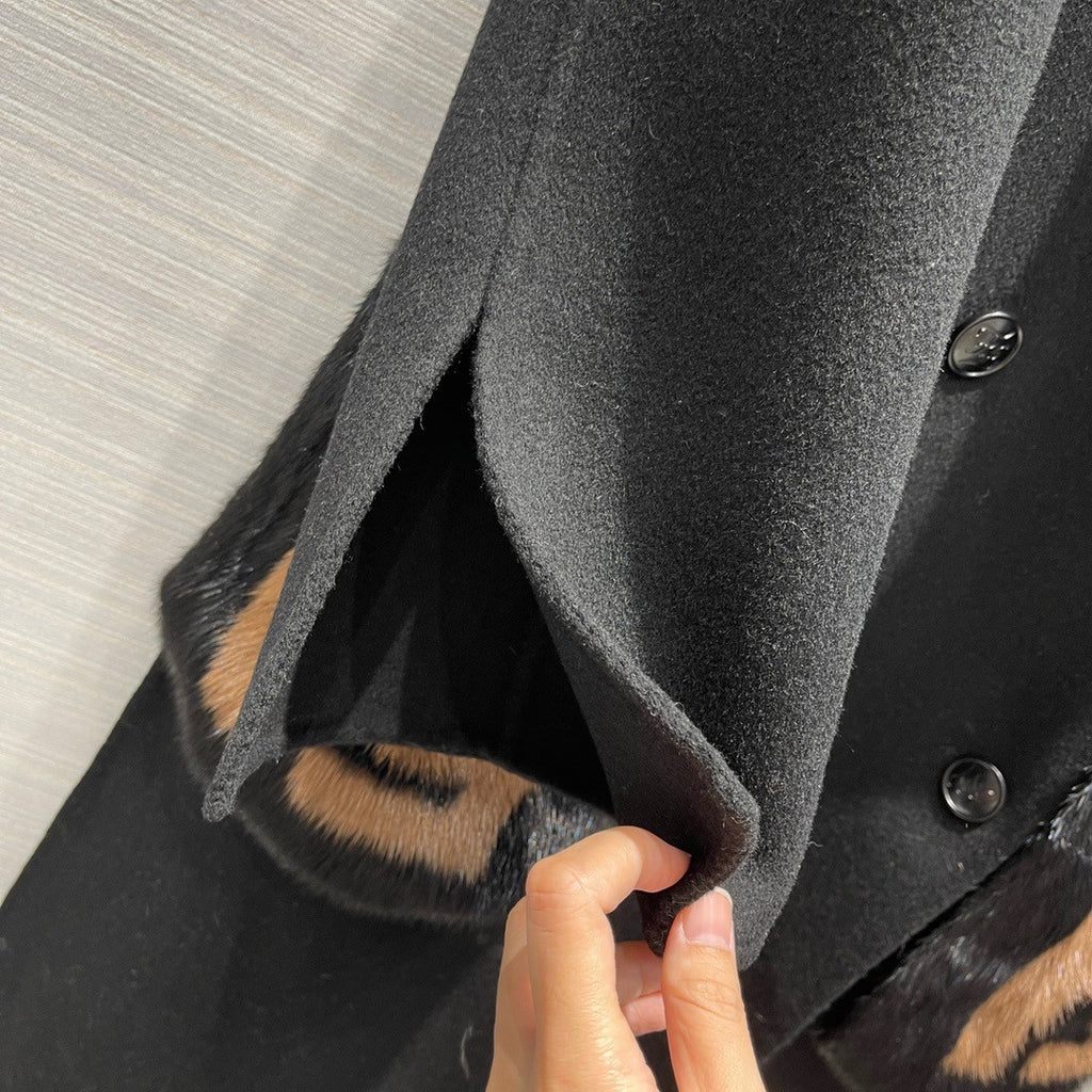 Fendi  Black wool coat