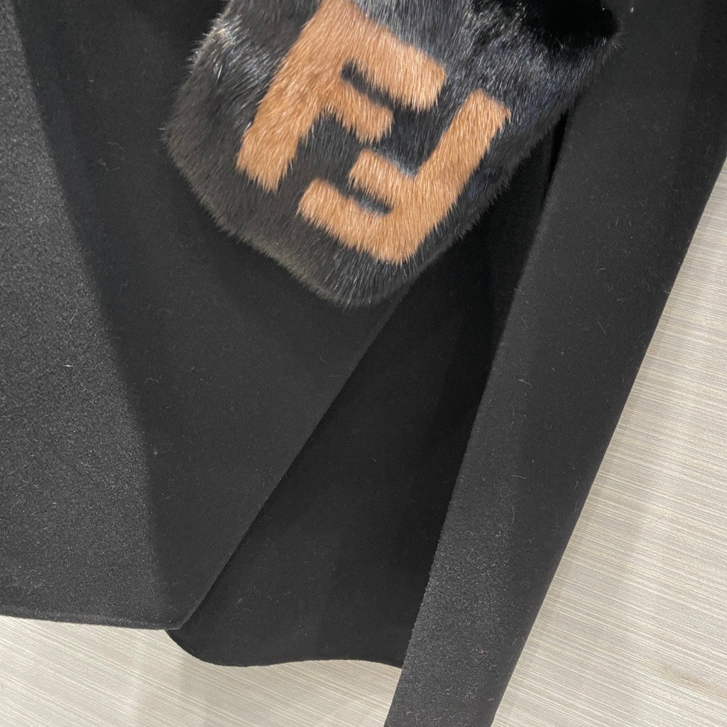 Fendi  Black wool coat