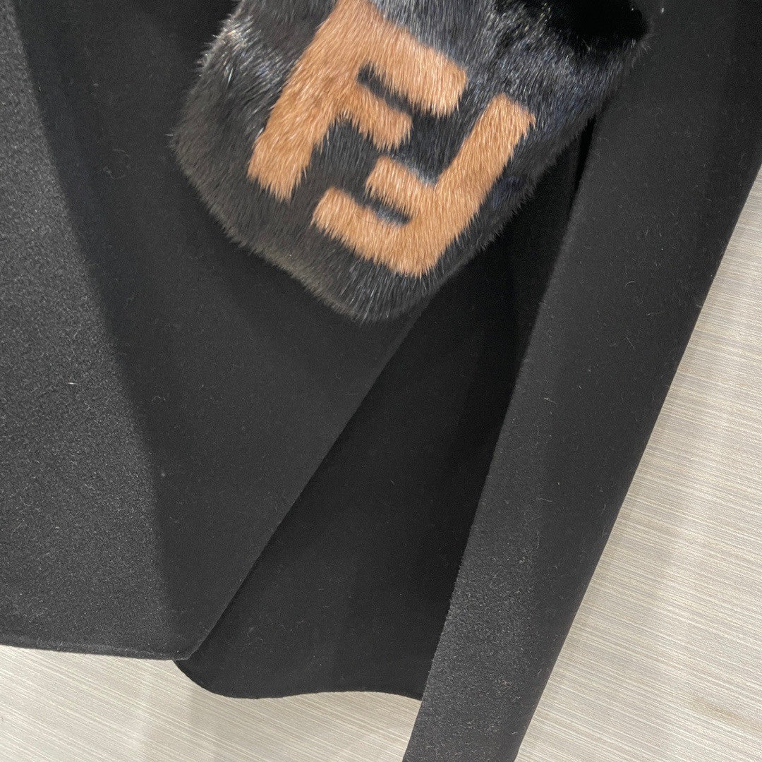 Fendi  Black wool coat