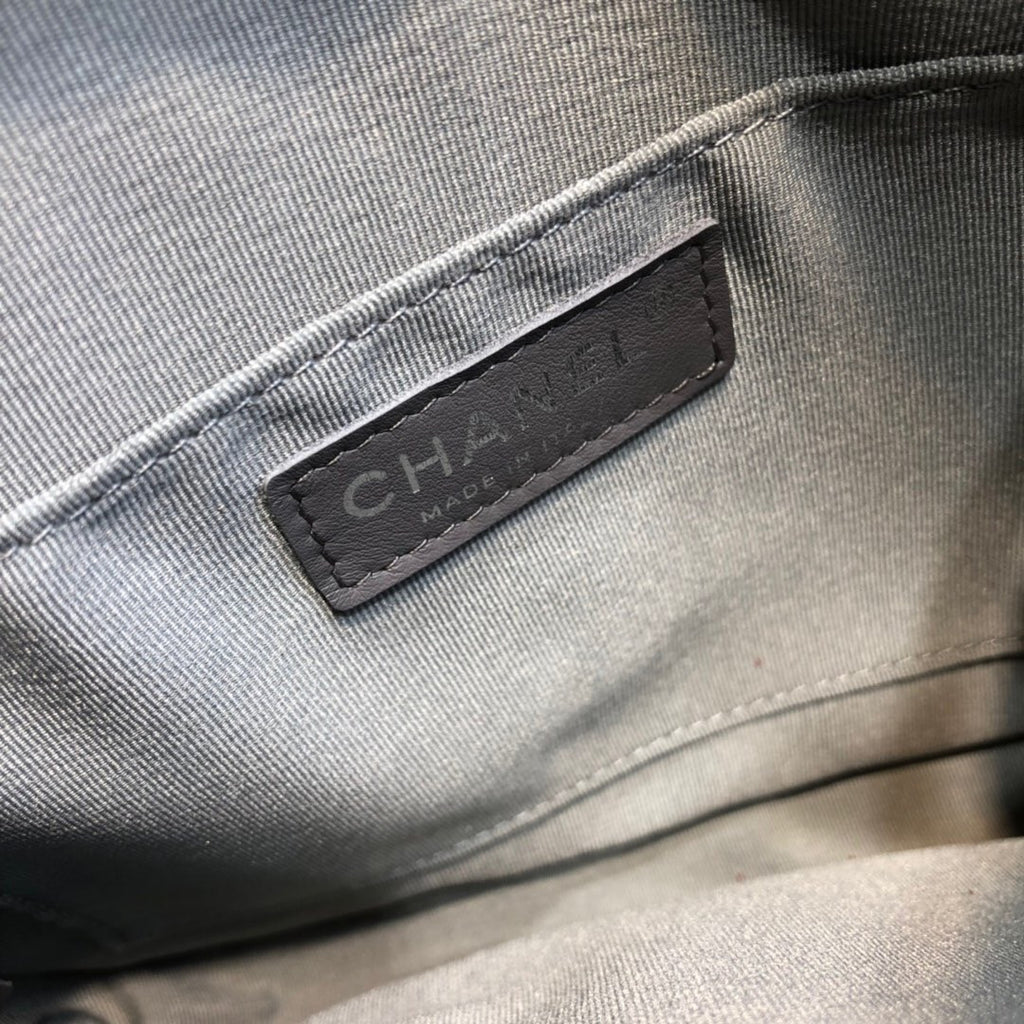 Chanel Camera Case A57284 Black/Grey