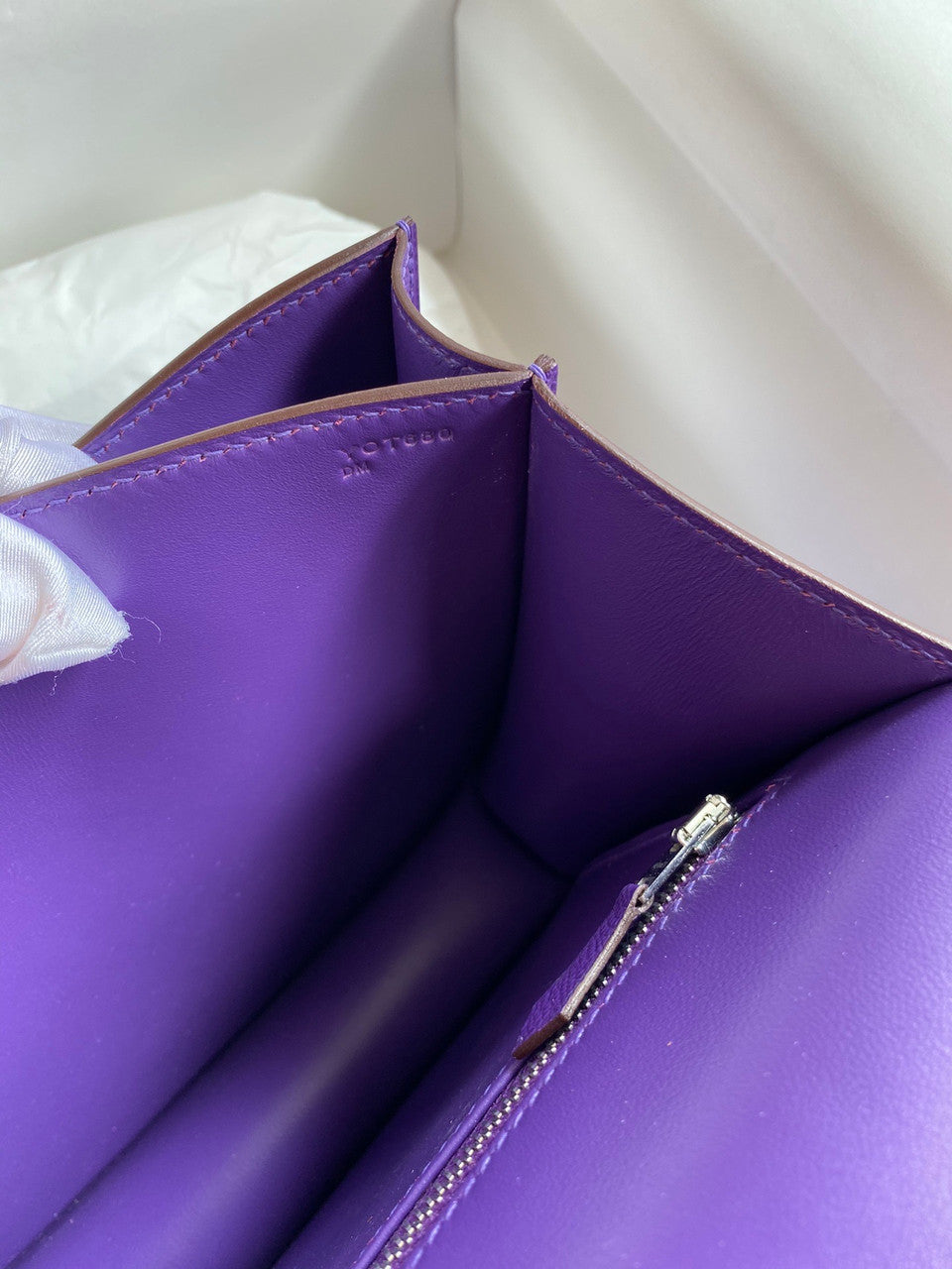 Hermes Iris Constance 19cm Epsom Palladium Hardware