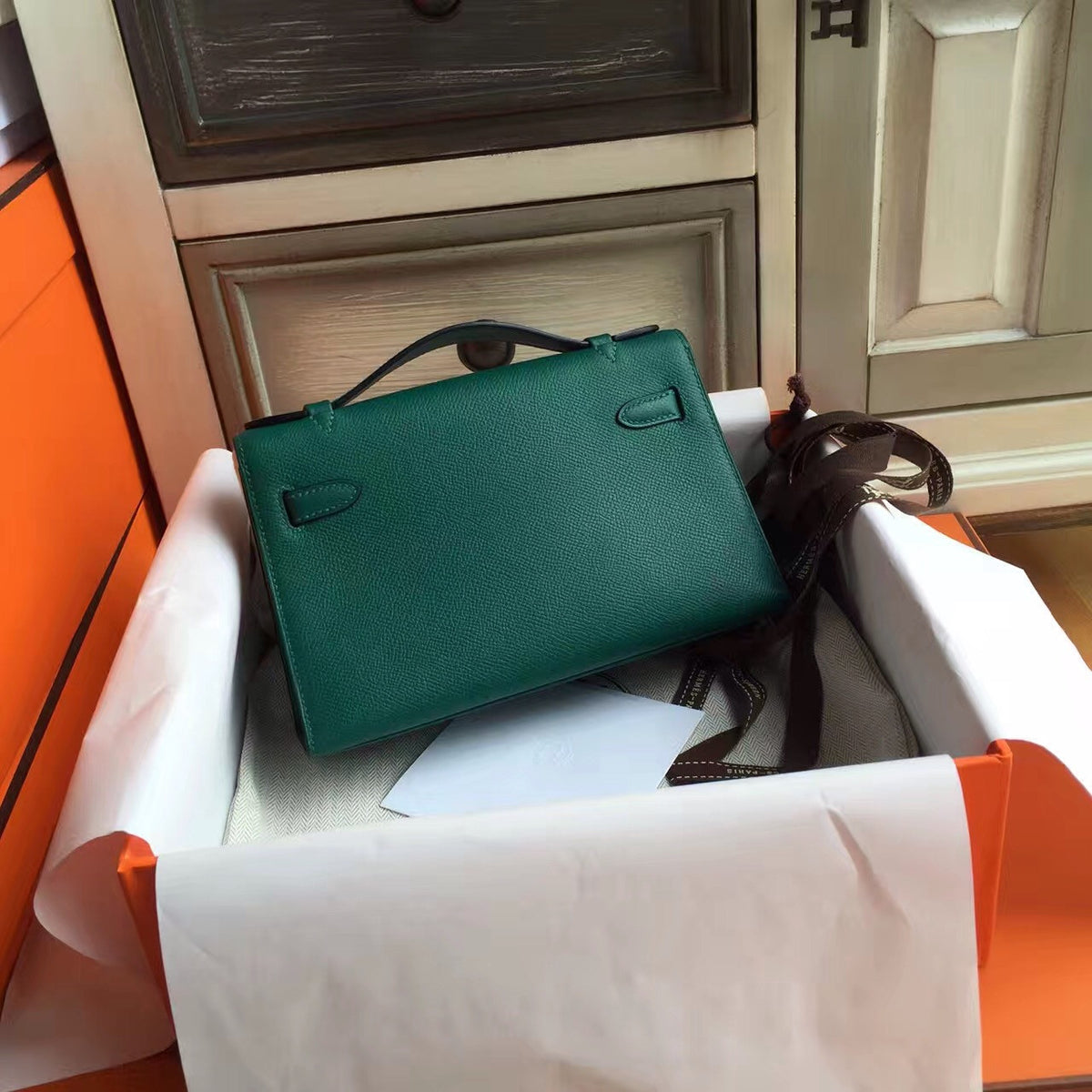 Hermès Bengale Kelly Mini Togo Gold Hardware