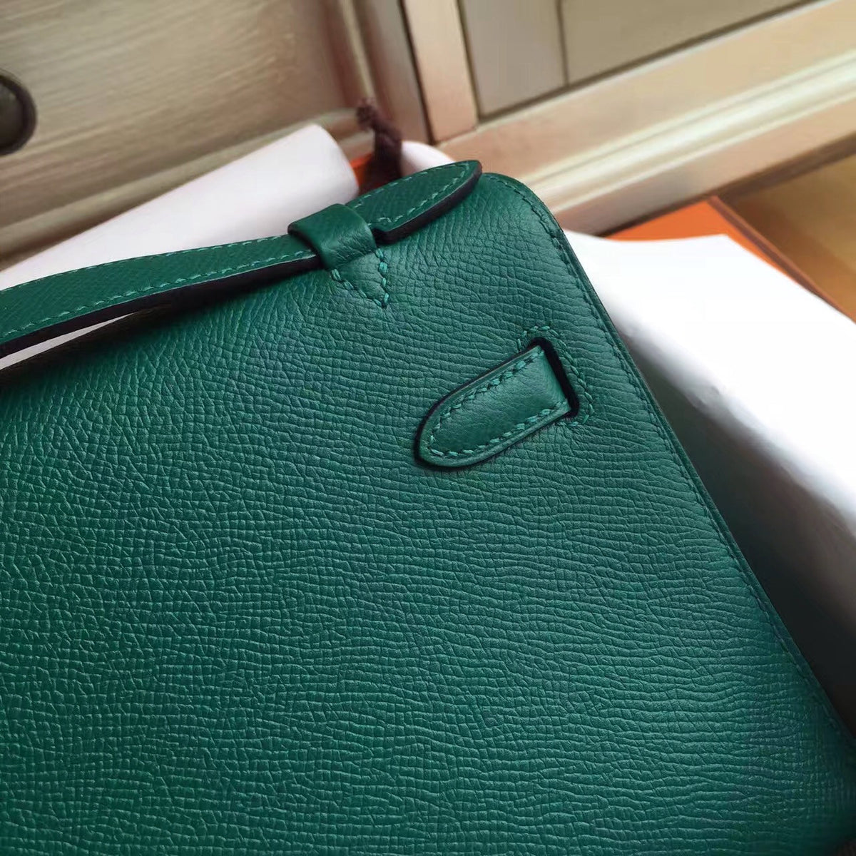 Hermès Bengale Kelly Mini Togo Gold Hardware