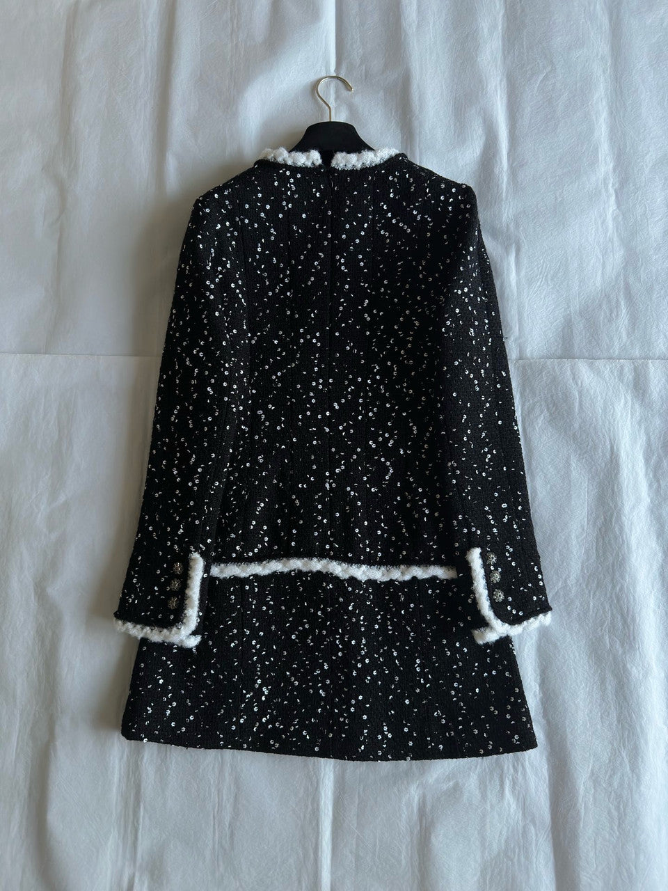 Chanel FW2023/24 Tweed & Sequins Dress