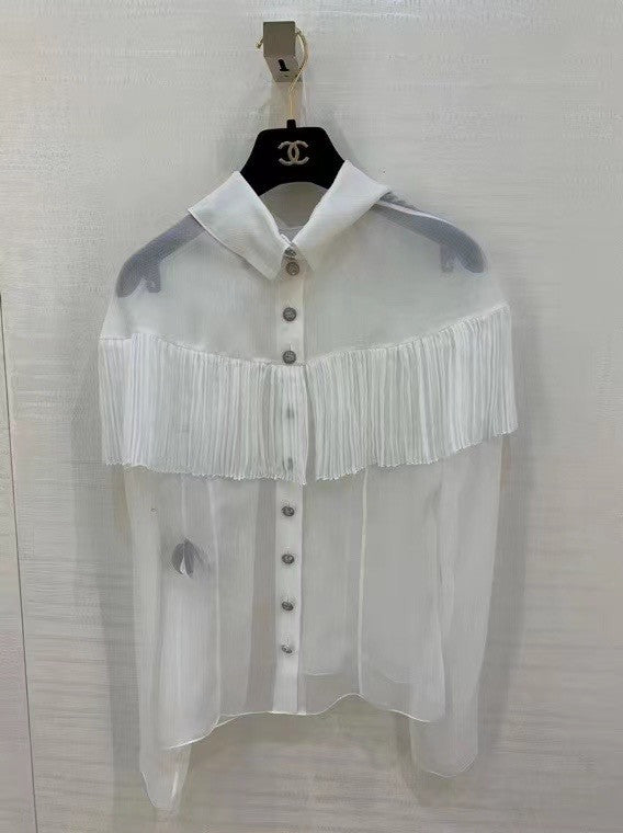 Chanel Silk Muslin BLOUSE