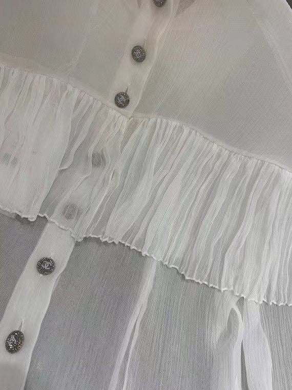 Chanel Silk Muslin BLOUSE