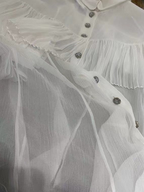 Chanel Silk Muslin BLOUSE
