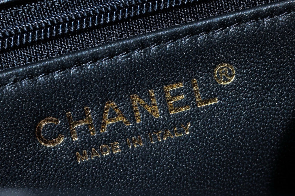 Chanel Shearling Lambskin FLAP BAG BLACK 2024