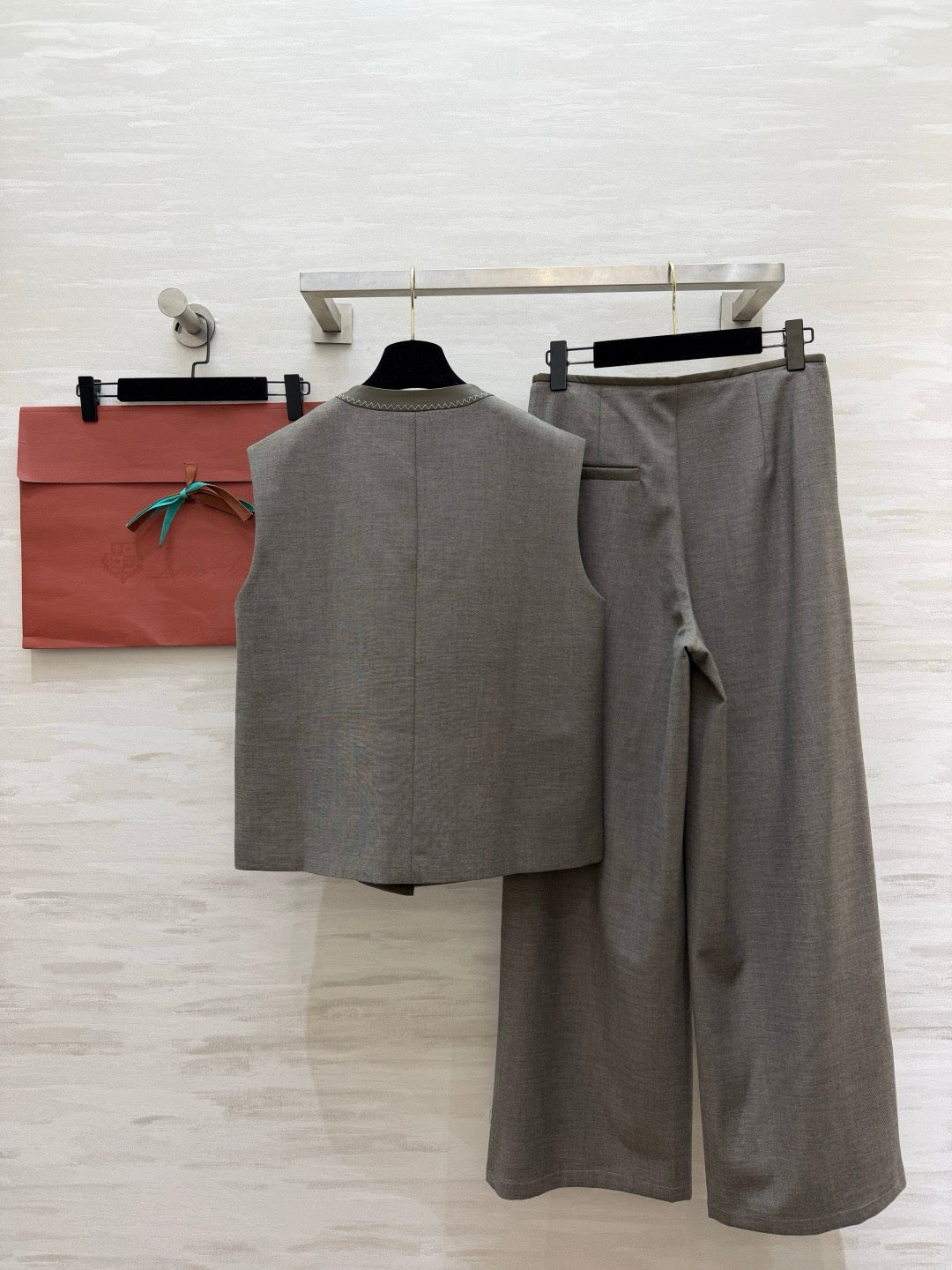 Loro Piana cashmere suit - back view