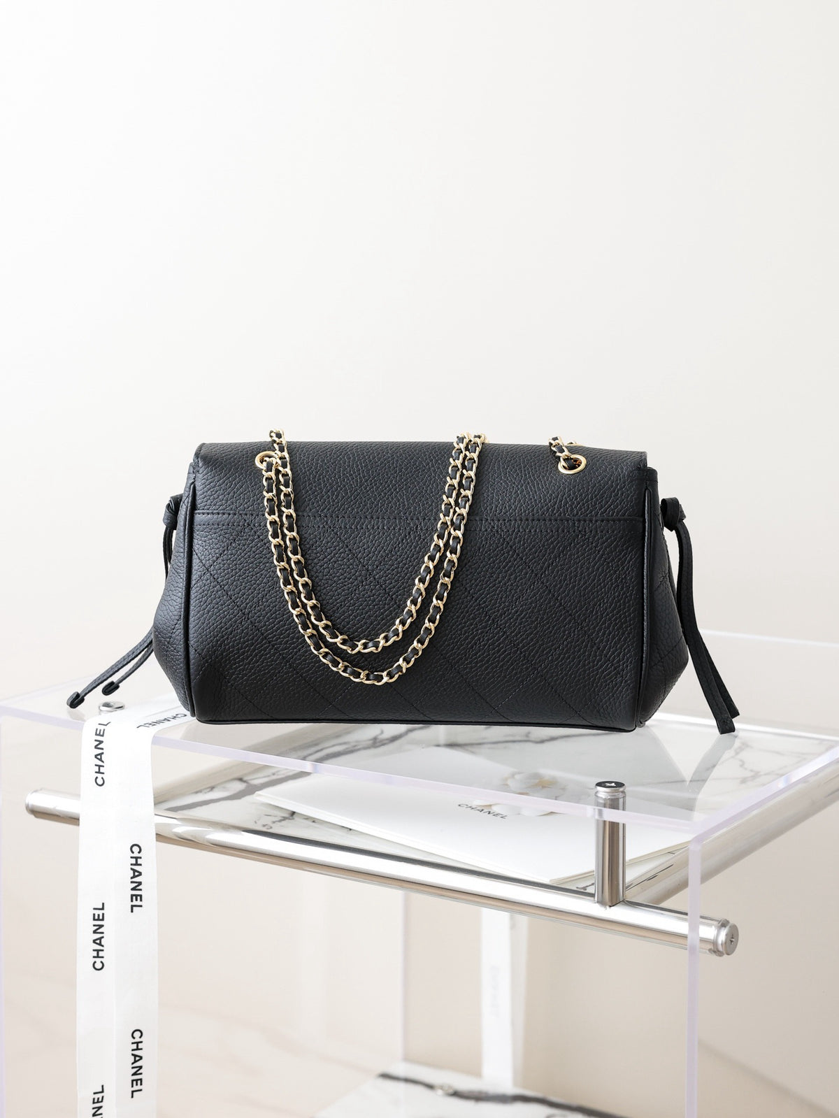 Chanel Large Shopping Bag – Black Grained Calfskin & Gold-Tone Metal – Spring-Summer 2026 Chanel