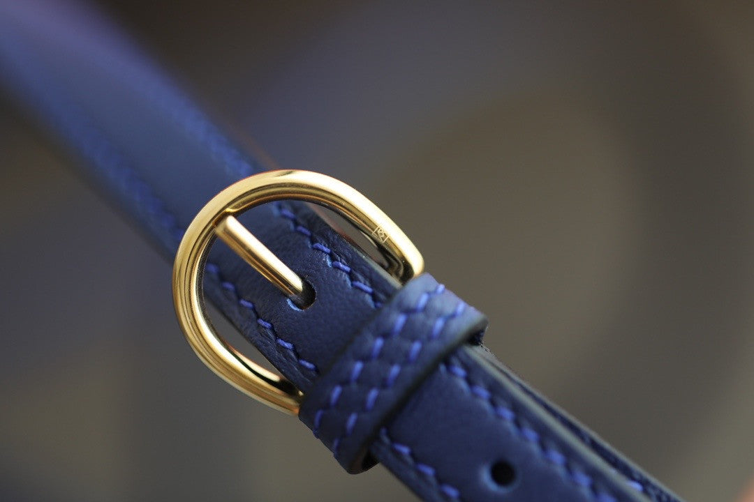 Hermès Mini 24/24 – 21 Bag M3 Blue Encre Evercolor/Swift leather