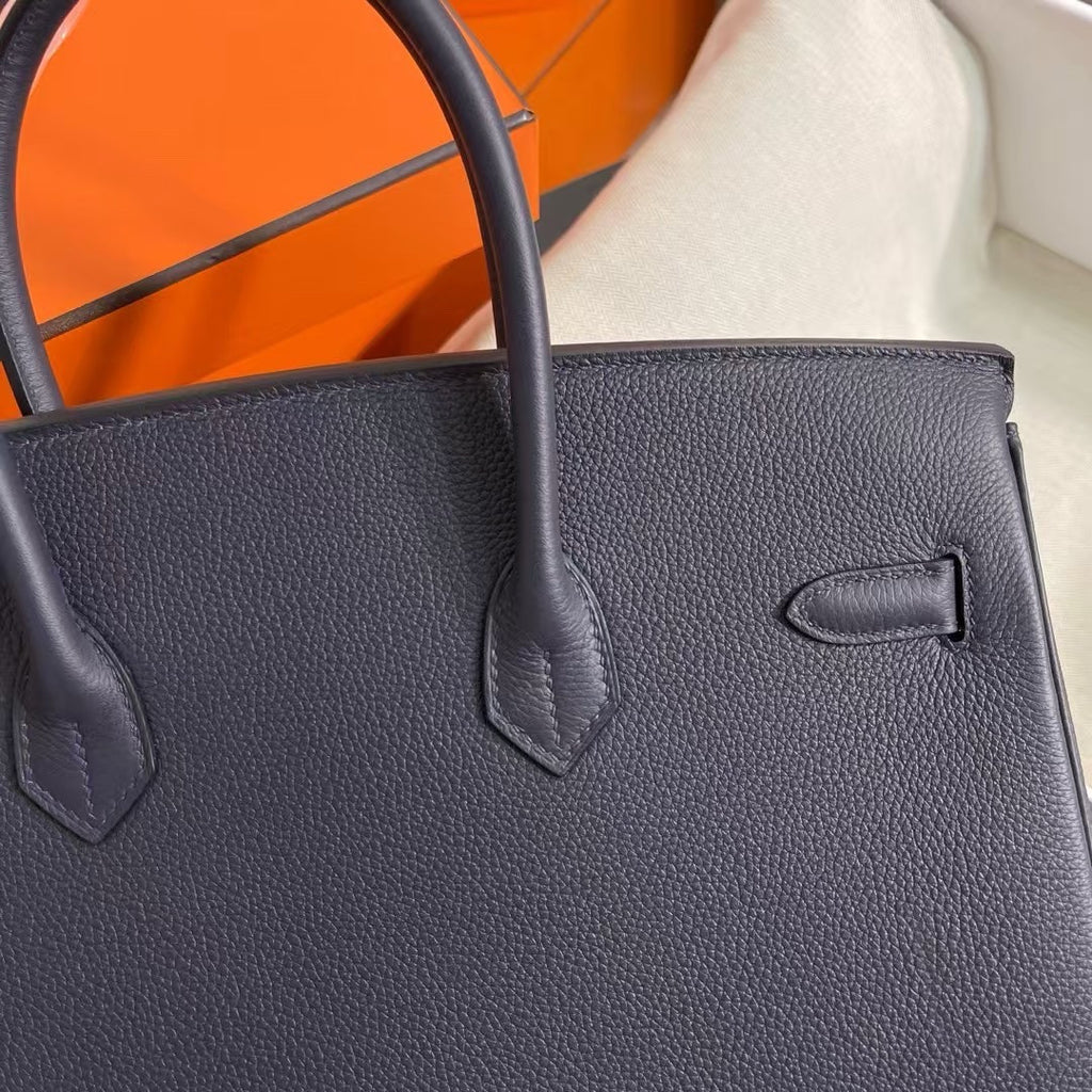 Hermès Birkin 35 cm Blue Nuit Togo Leather Gold Hardware Hermes