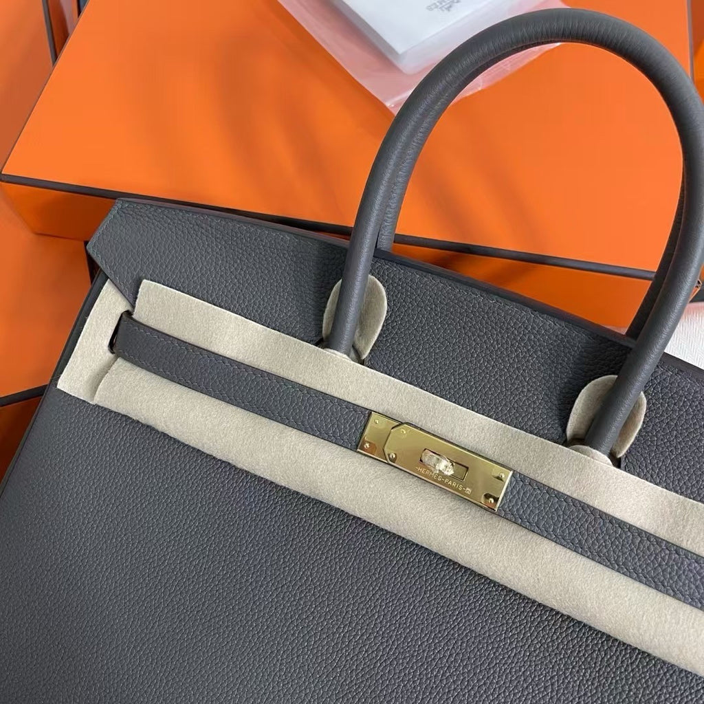 Hermès Birkin 35 cm Graphite Togo Leather Gold Hardware Hermes