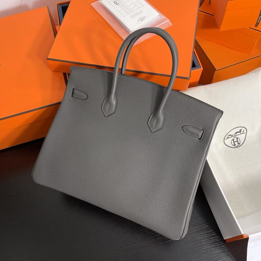 Hermès Birkin 35 cm Graphite Togo Leather Gold Hardware Hermes