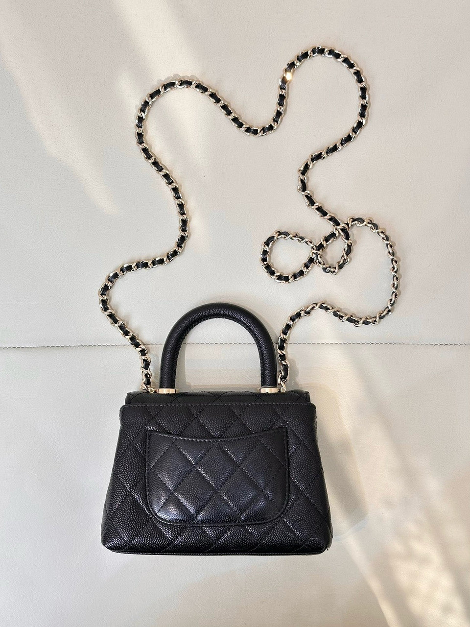 CHANEL MINI FLAP BAG WITH TOP HANDLE SS2024