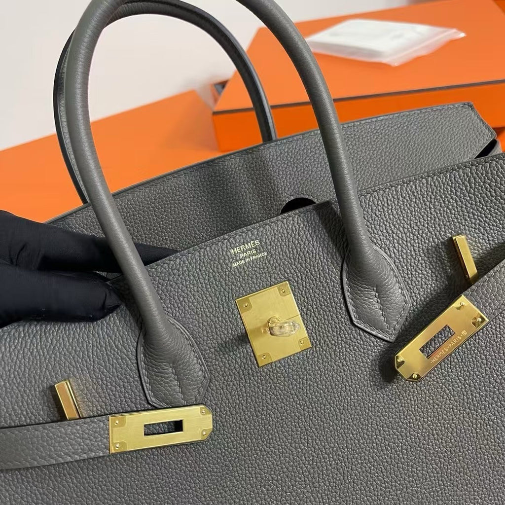 Hermès Birkin 35 cm Graphite Togo Leather Gold Hardware Hermes