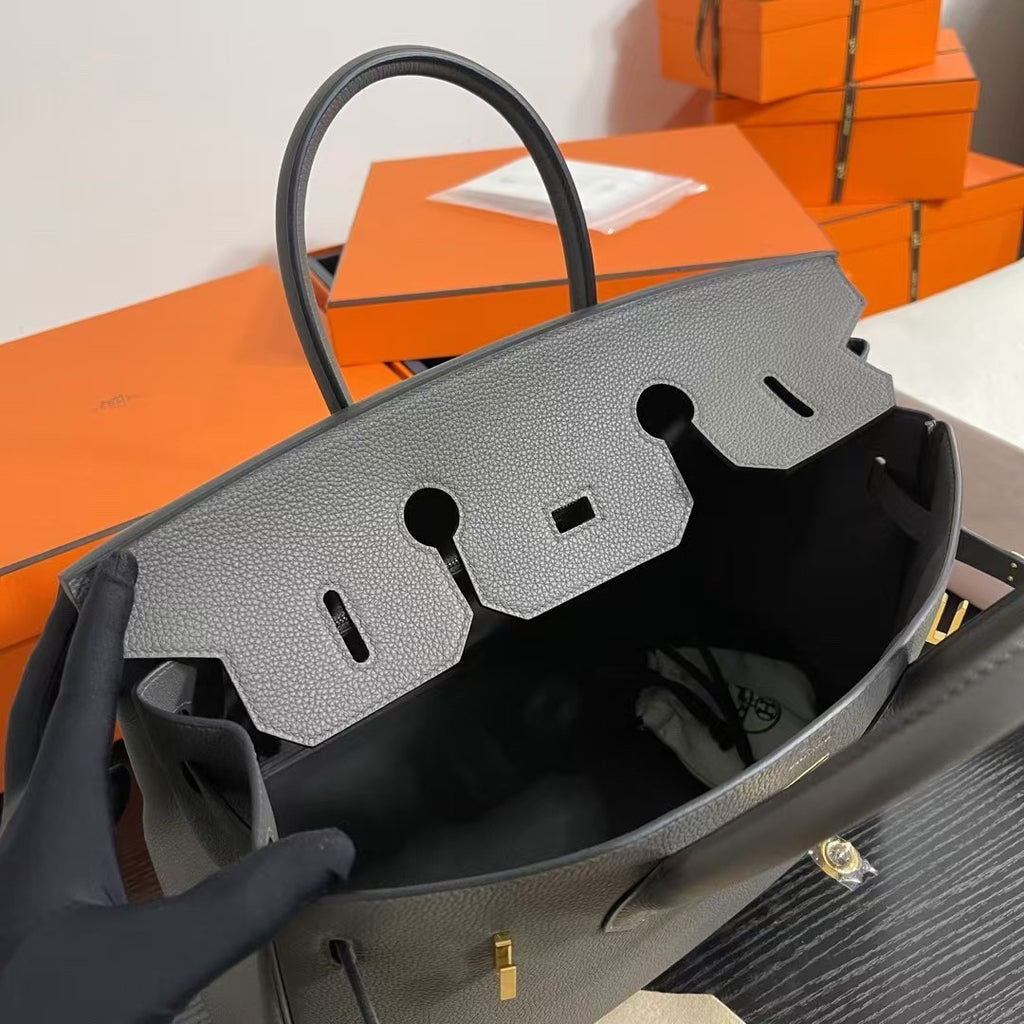 Hermès Birkin 35 cm Graphite Togo Leather Gold Hardware Hermes