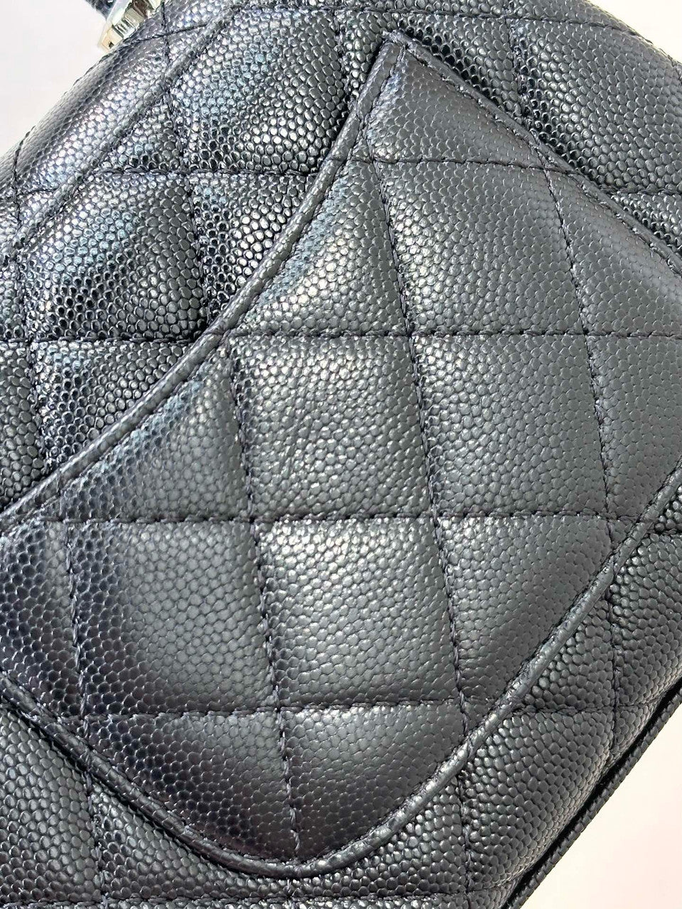 CHANEL MINI FLAP BAG WITH TOP HANDLE SS2024