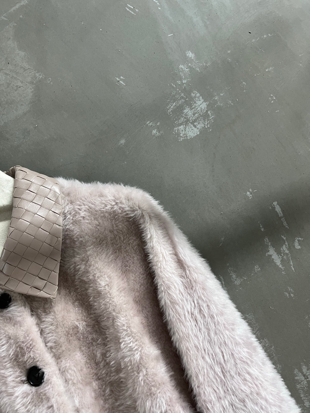 Bottega Veneta fur jacket - collar detail