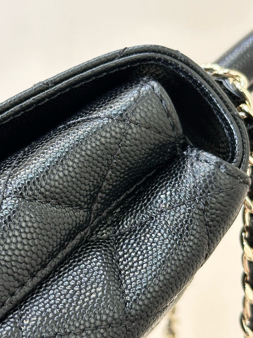 CHANEL MINI FLAP BAG WITH TOP HANDLE SS2024