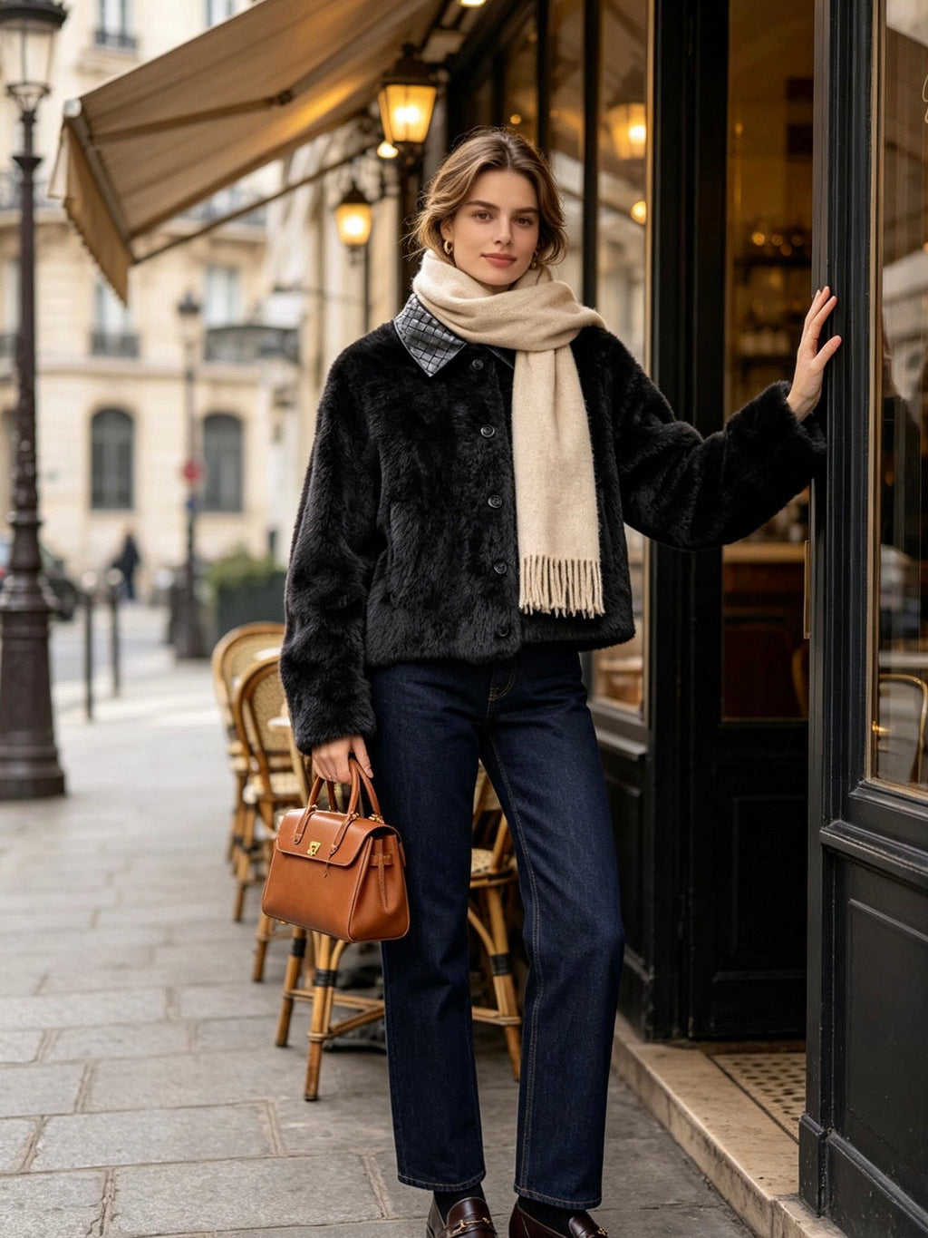 Bottega Veneta Plush Fur Jacket - IMG_3930.jpeg
