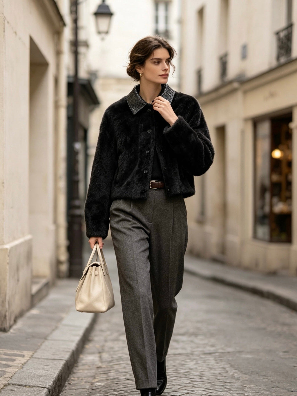Bottega Veneta Plush Fur Jacket - IMG_3935.jpeg