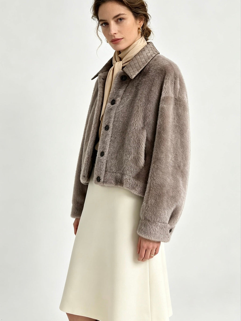 Bottega Veneta Plush Fur Jacket - IMG_3941.jpeg