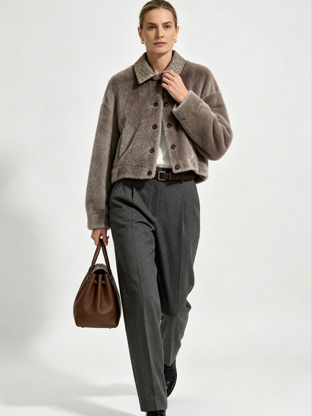 Bottega Veneta Plush Fur Jacket - IMG_3944.jpeg