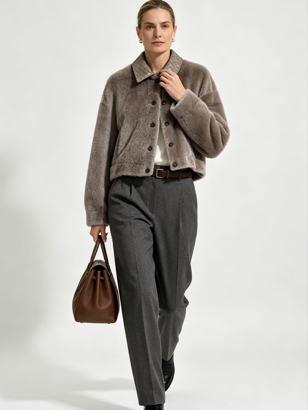 Bottega Veneta Plush Fur Jacket - IMG_3944.jpeg
