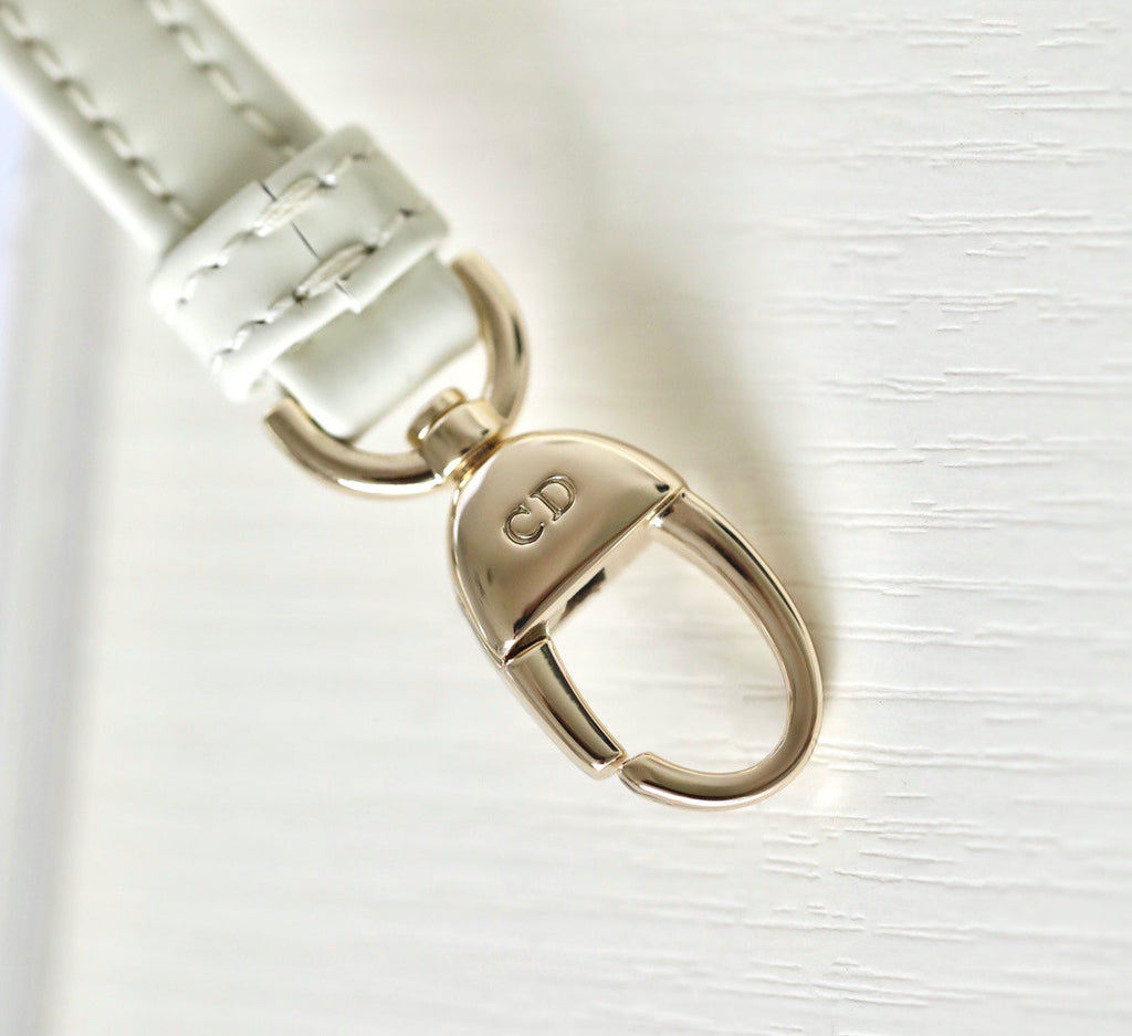 Christian Dior MICRO LADY DIOR BAG PATENT WHITE
