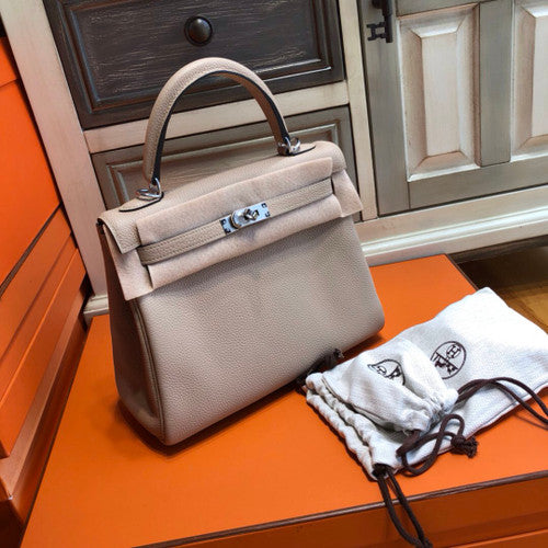 Hermès S2 Trench Kelly 25 Epsom Leather Palladium Hardware
