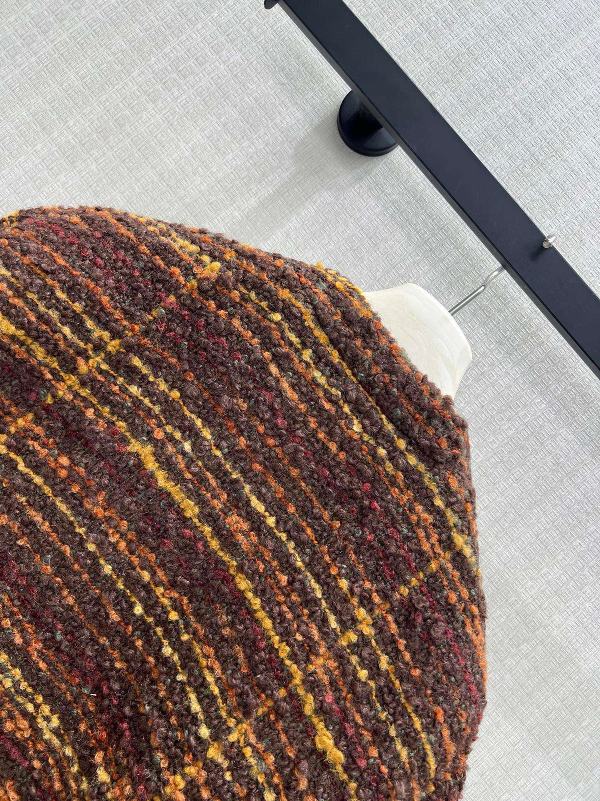 Loro Piana multicoloured bouclé wool coat — image 4