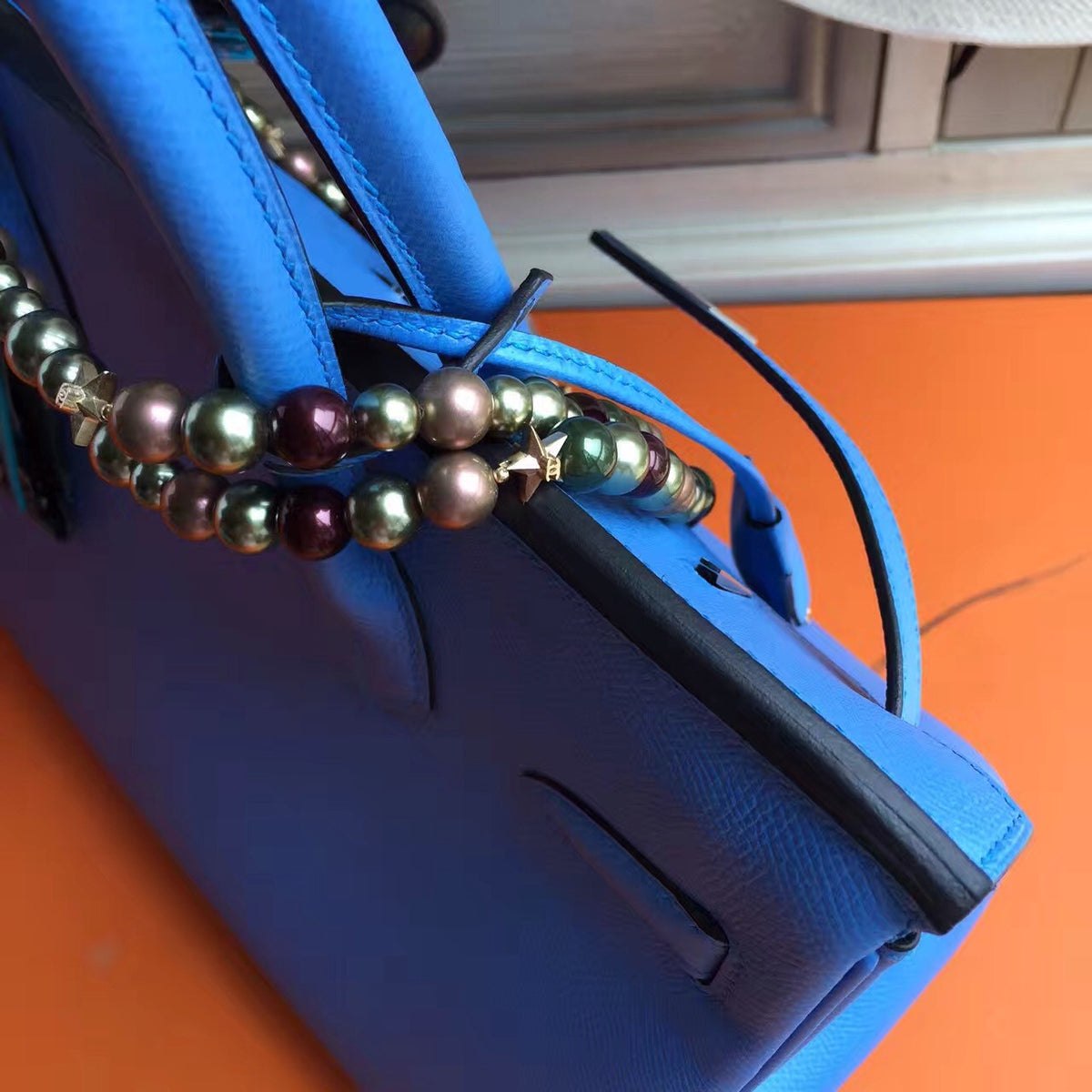 Hermes Bleu Paradis 2T Birkin 30 cm Epsom Palladium  Hardware
