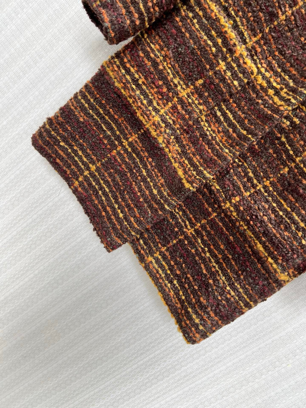 Loro Piana multicoloured bouclé wool coat — image 8