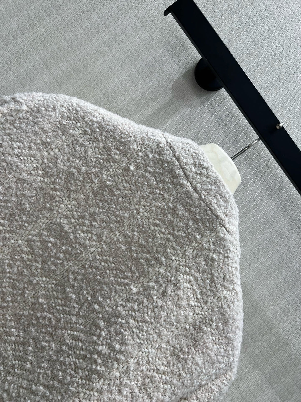 Loro Piana cream bouclé wool coat — image 5