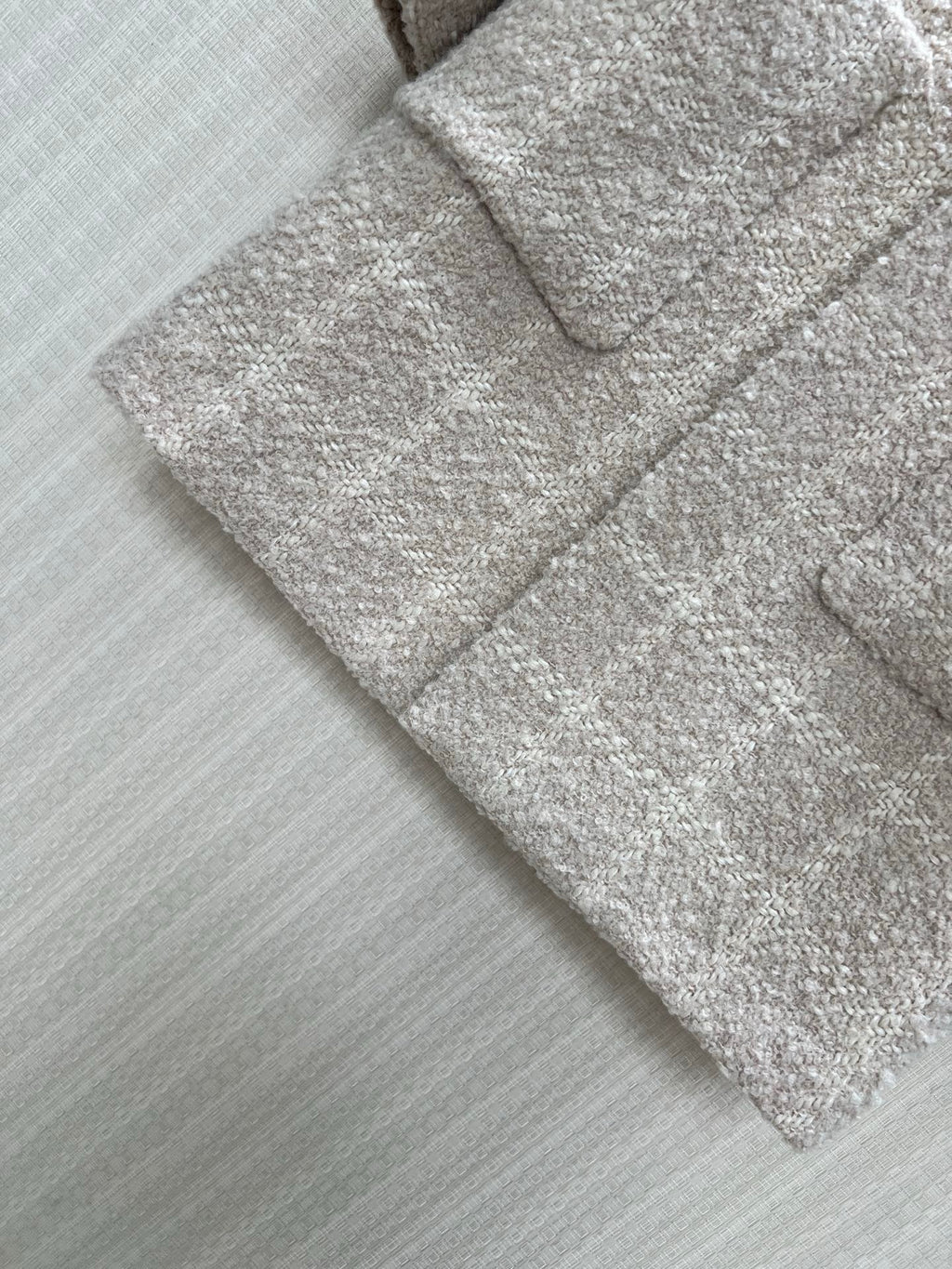 Loro Piana cream bouclé wool coat — image 7