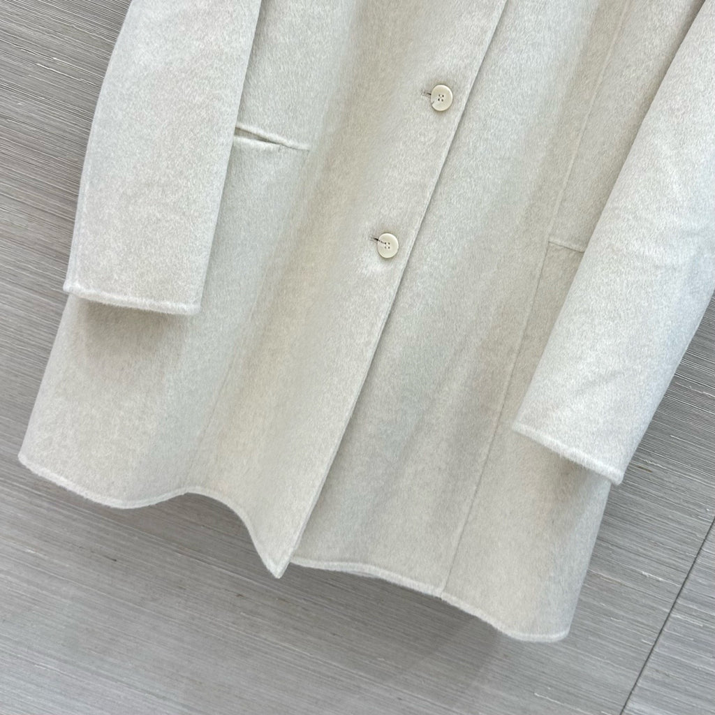 Loro Piana oatmeal taupe coat