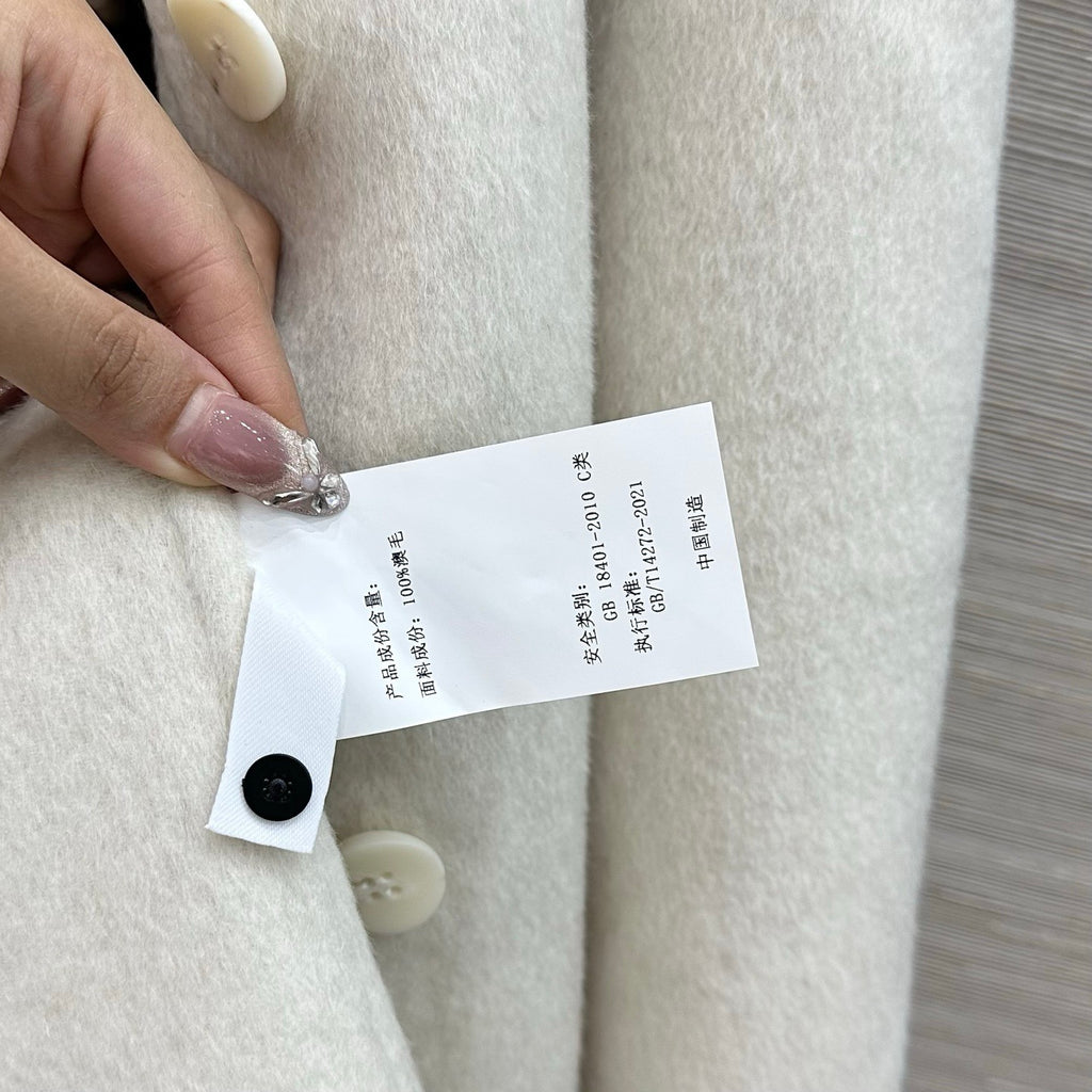 Loro Piana oatmeal taupe coat