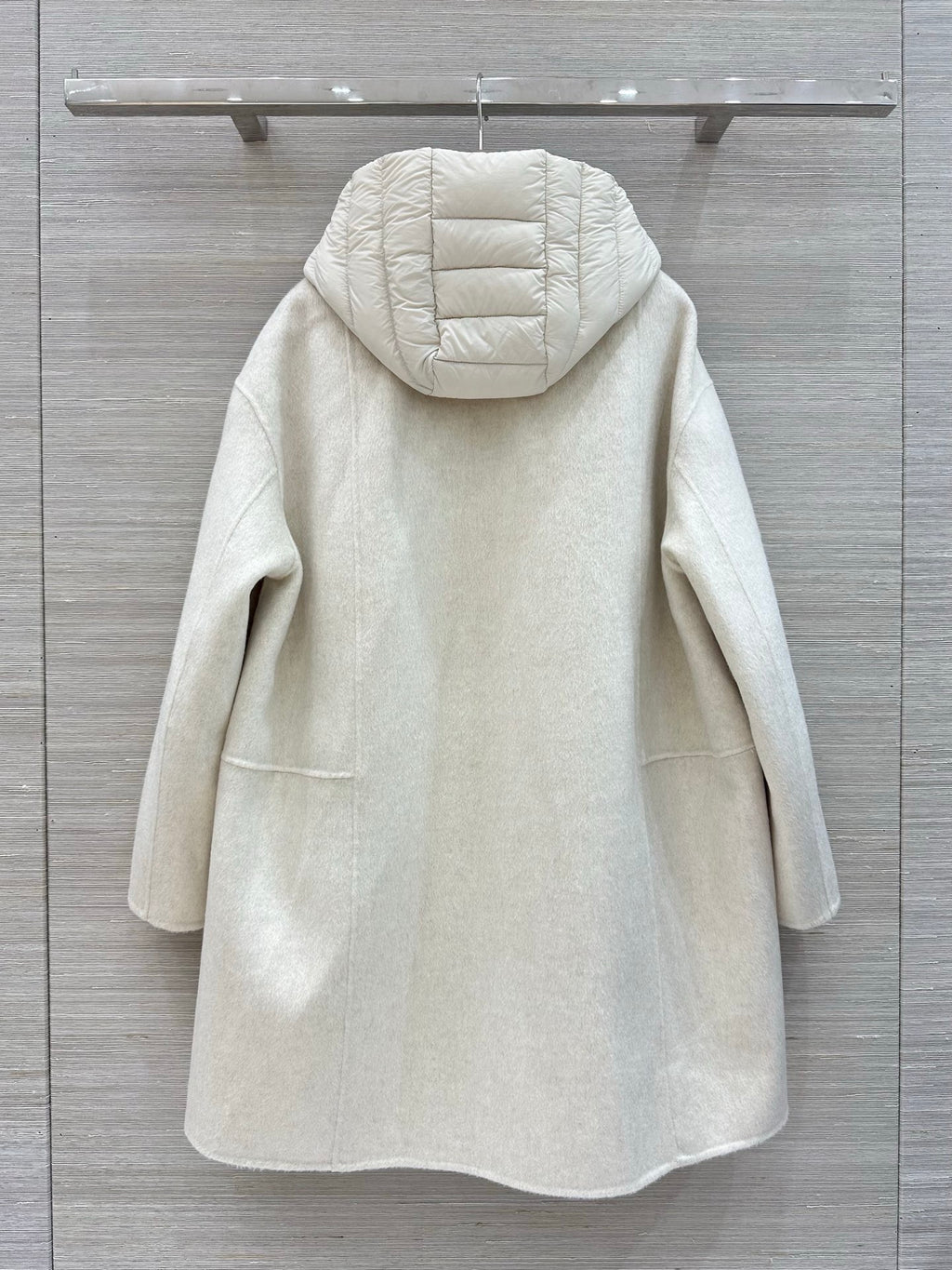 Loro Piana oatmeal taupe coat